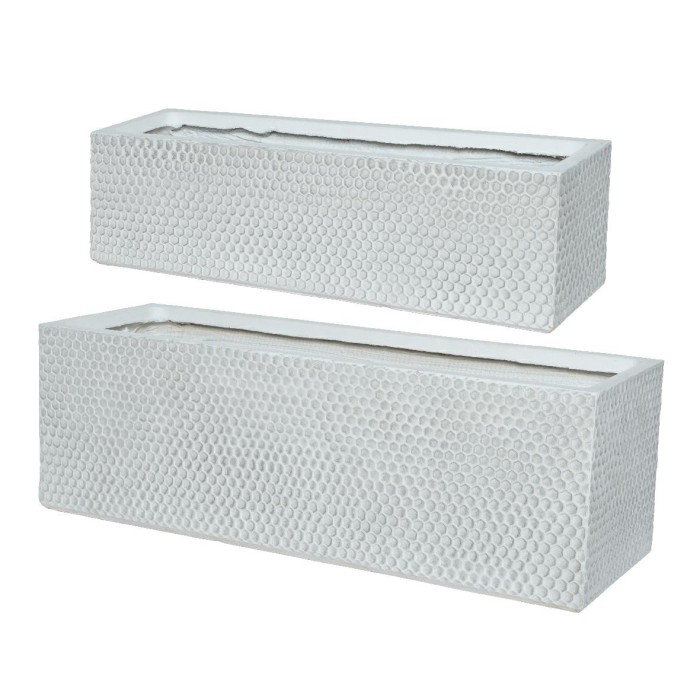 SET 2 VASI TERRANGOLARE WHITE